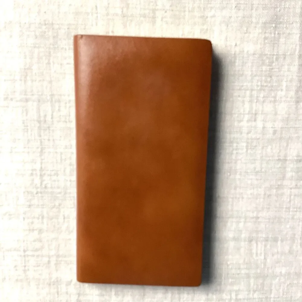 Vintage Italian Leather Address Book Genuine Vera Pelle Unused 8